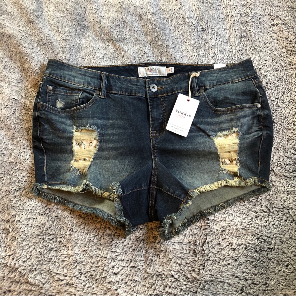 Torrid Denim Shorts 16